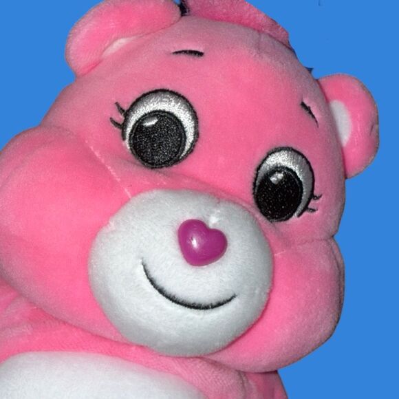 Basic Fun Care Bears Cheer Bear Pink Plush Stuffed Animal 8” - Picture 6 of 6